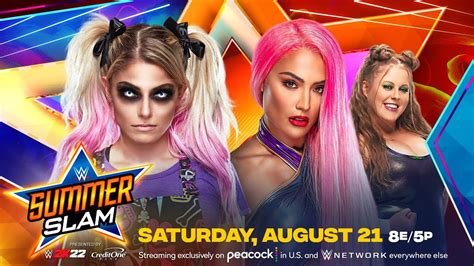 alexa y eva|Eva Marie slaps Lilly to provoke Alexa Bliss: SummerSlam 2021 .